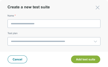 Create test suite